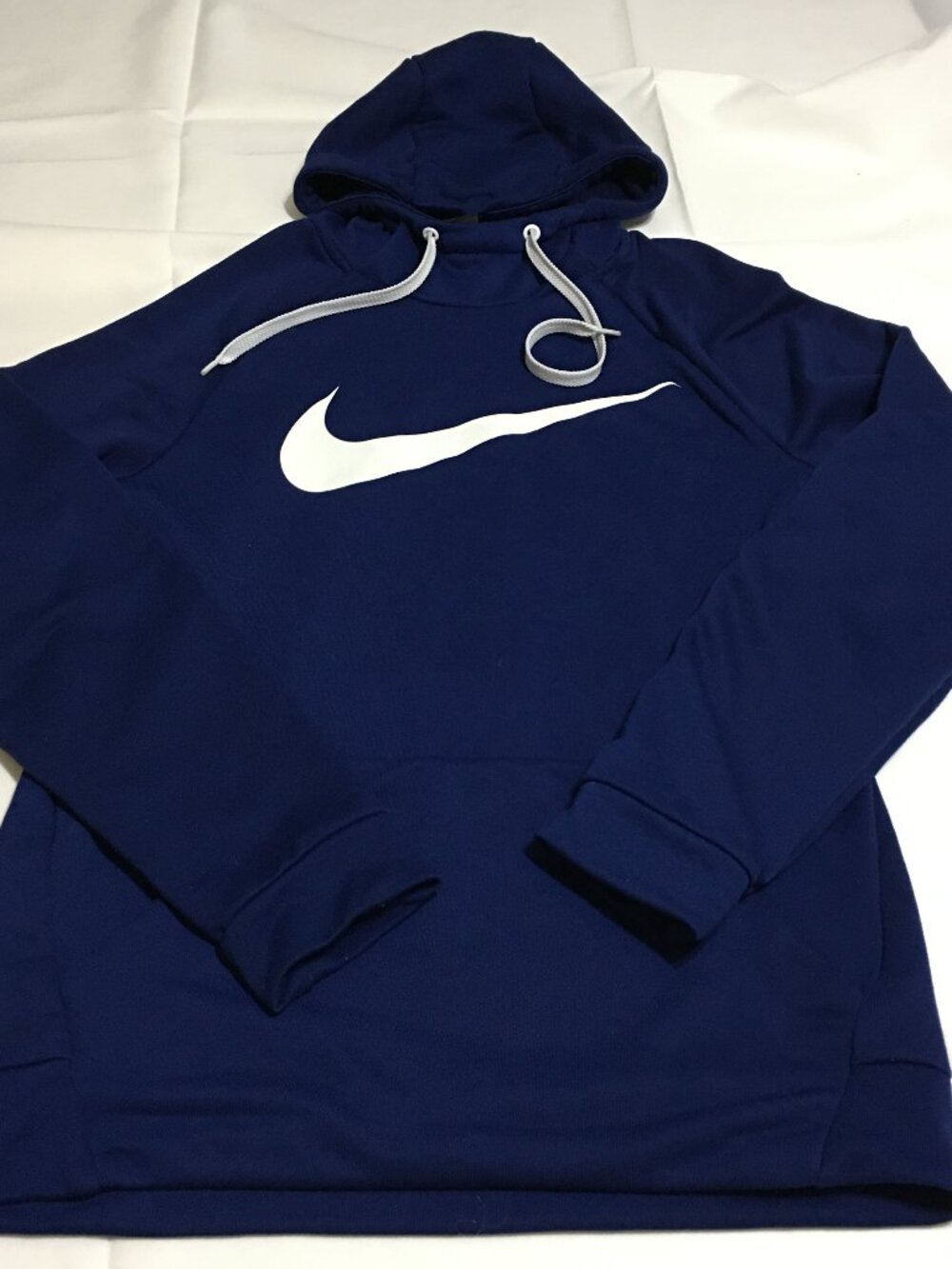 Nike Hoodie Dry Training Mens Small Blue Sweatshirt Dri Fit